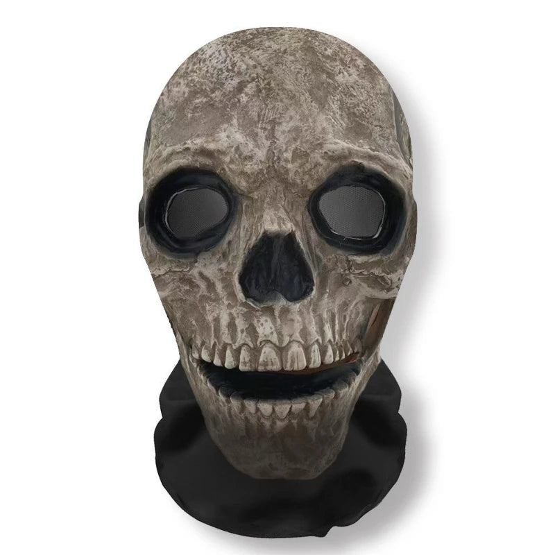 3D Ghost Skull Full Face Mask for Halloween & Cosplay