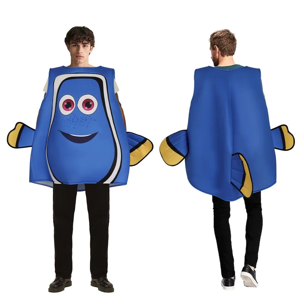 Clownfish Costume Adult Funny Ocean-Themed Cosplay Outfit