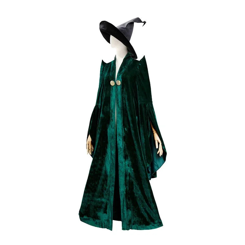 Women’s Wizard Professor Robe Costume for Halloween