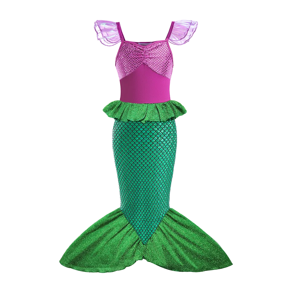 Girls Princess Costume Dress for Christmas, Carnival and Parties