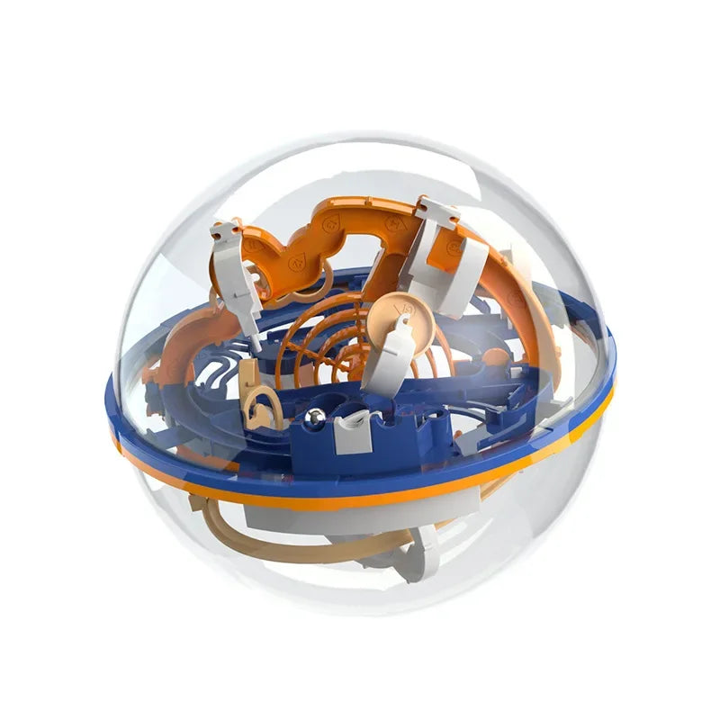 3D Puzzle Ball Maze Toy Children Challenge Obstacle Game Labyrinth Ball 3D Maze Montessori Puzzle Balance Traine Clearance Game