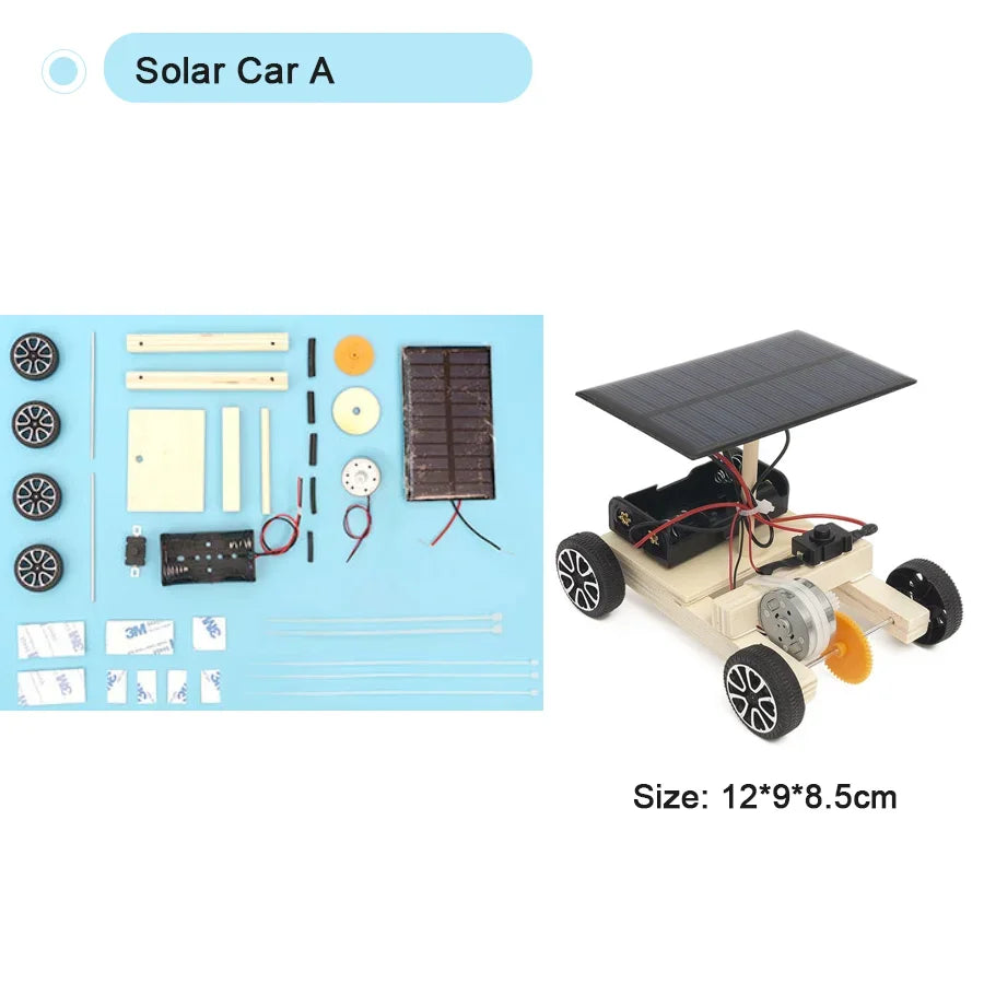 DIY Science Kit Educational STEM Kits Car Dinosaur Model Technologia Experimental Tool Wood Puzzle Games School Supply
