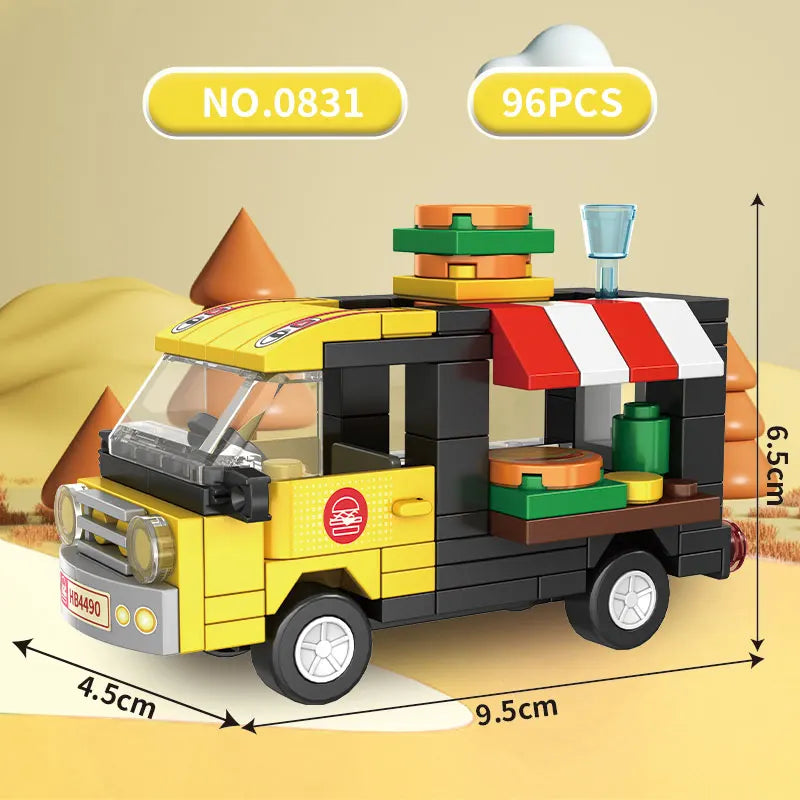 8 Puzzle Toys, Building Blocks, Sliding Cars, City Themed Simulation Vehicles, Exquisite Interior Decorations, Holiday Gifts
