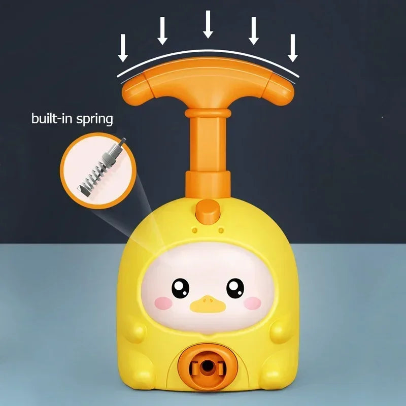 Kids Rocket Balloon Launcher Toys Educational Inertial Air Power Balloon Car Tower Science Toys For Children Birthday Gift