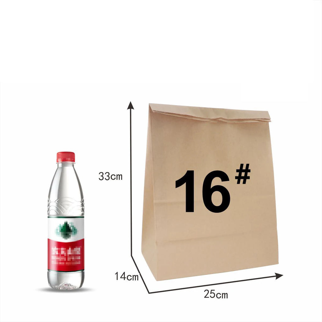 10/30/50/100pcs Brown Kraft Paper Bag Food Vegetables Shopping Bag Candy Package Kraft Lunch Bag Grocery Cookie Bread Bucket Bag