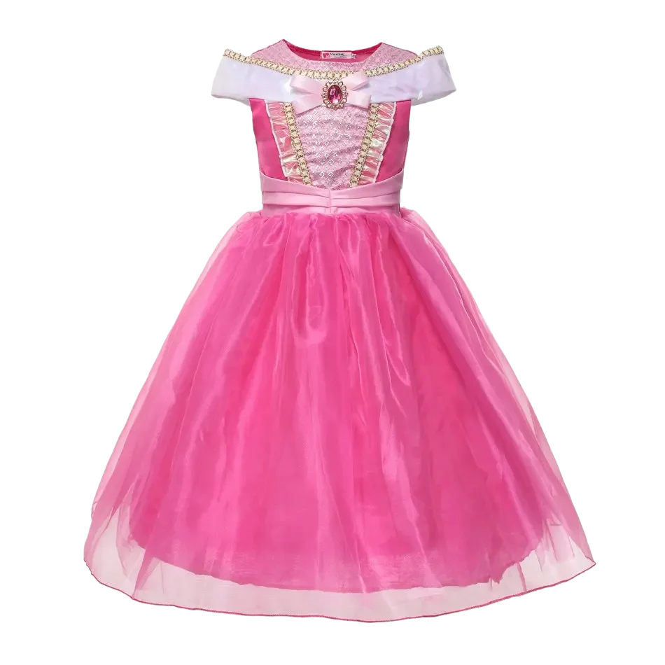 Girls Princess Costume Dress for Christmas, Carnival and Parties