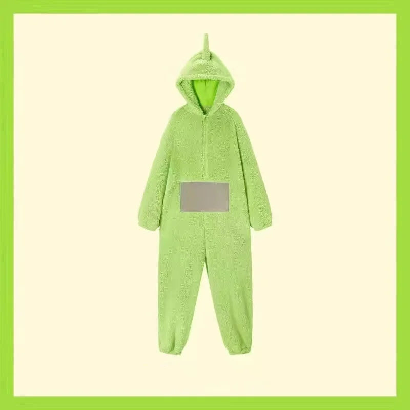 Unisex Hooded Cartoon Onesie Pajamas for Adults and Kids