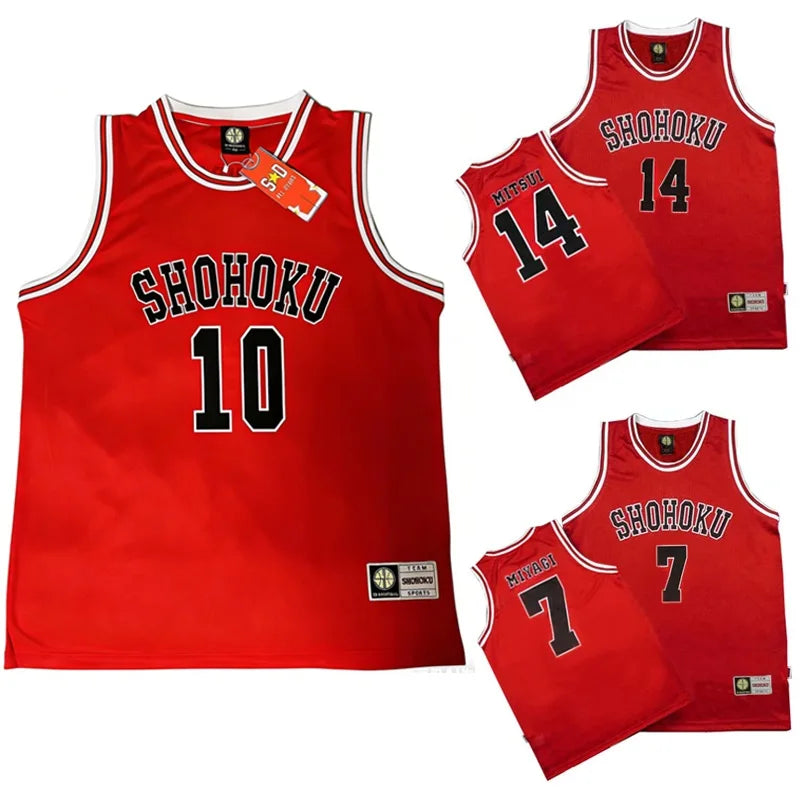 Anime-Inspired Basketball Jersey Cosplay Vest for Adults & Kids