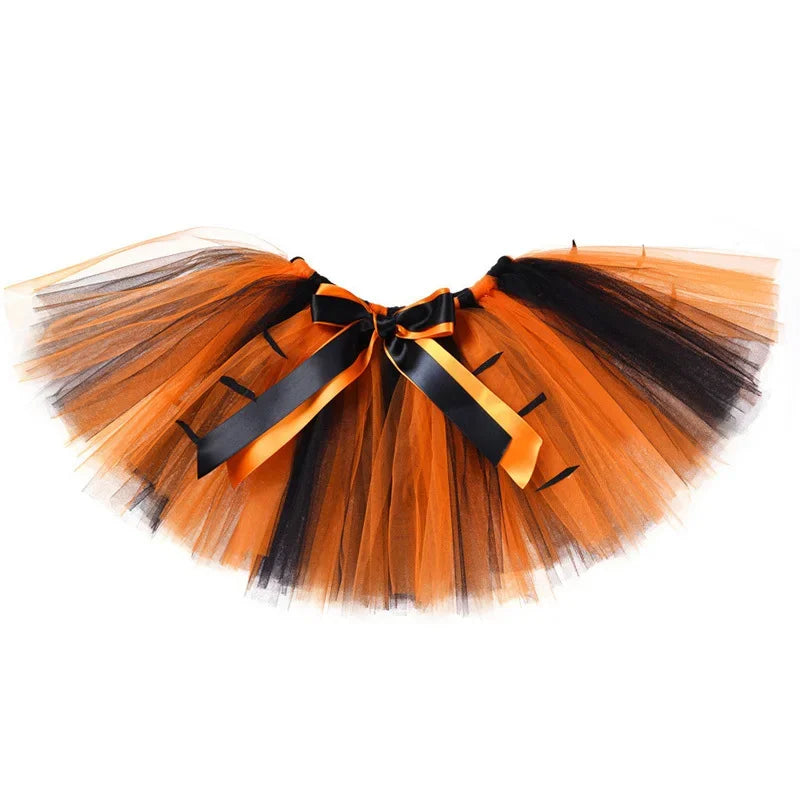 Girls Tiger and Giraffe Tutu Skirt, Animal Costume for Toddlers and Kids