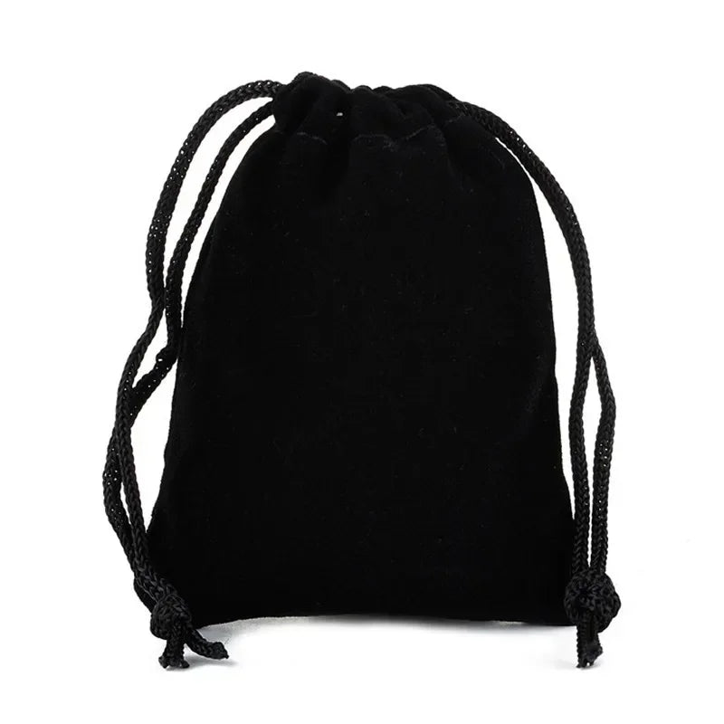 10/5/2PCS Velvet Drawstring Bags Satin Gift Bags Velvet Cloth Jewelry Pouches Wedding Favor Drawstring Bag Christmas Bag 5-5CM
