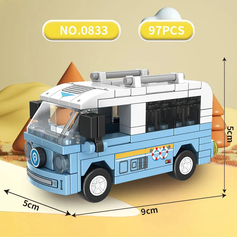 8 Puzzle Toys, Building Blocks, Sliding Cars, City Themed Simulation Vehicles, Exquisite Interior Decorations, Holiday Gifts