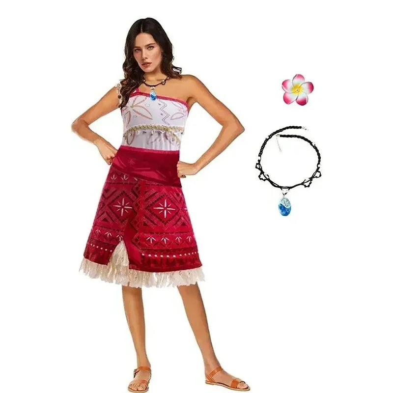 Women’s Ocean Adventure Princess Cosplay Costume Dress