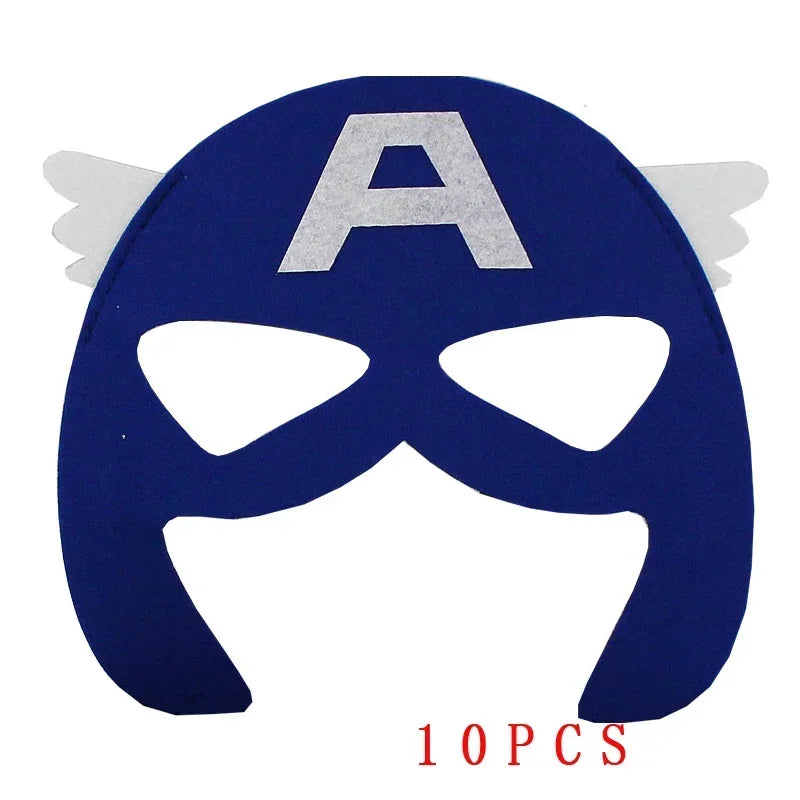 Felt Superhero Masks for Halloween, Carnival and Birthday Parties