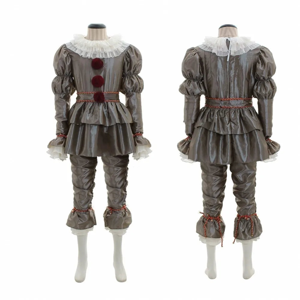Men’s Horror Clown Cosplay Costume for Halloween & Stage