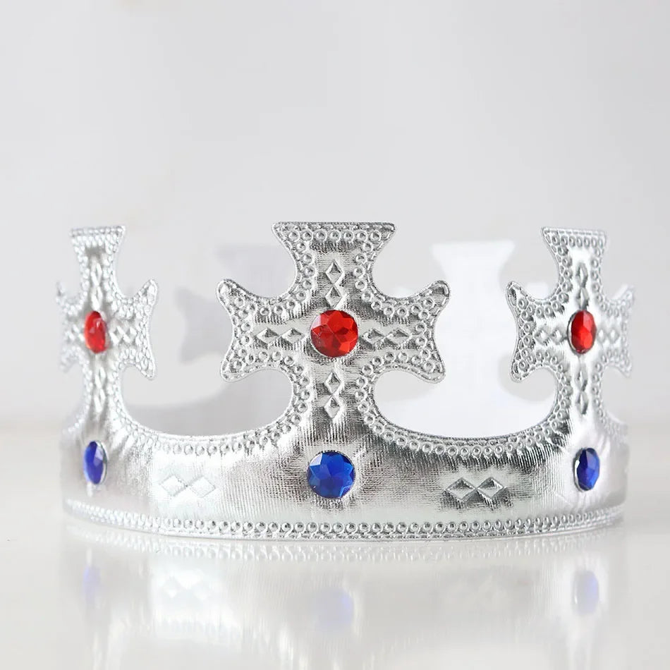 Birthday Party Crown Hats for Kids and Adults King Queen