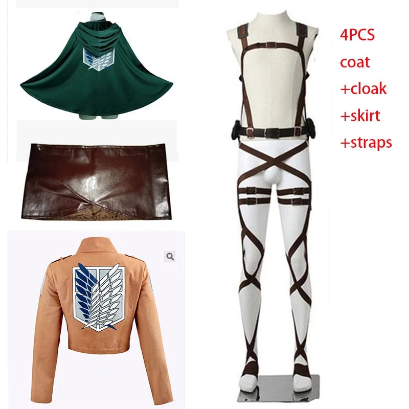 Anime-Inspired Scout Uniform Cosplay Costume Full Set